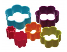 Kitchen Craft Six Piece Flower Cookie Cutter Set Kitchen Craft Six Piece Flower Cookie Cutter Set